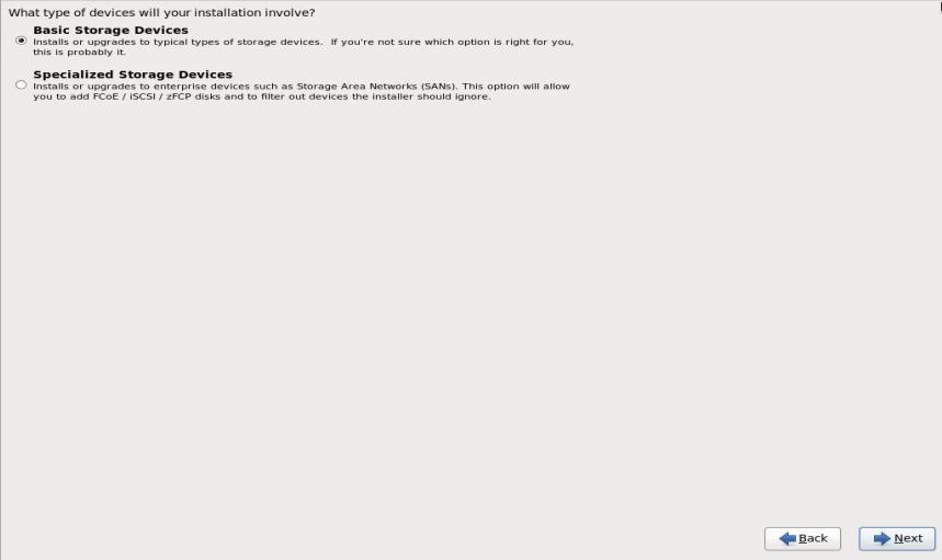 Basic Storage device in RHEL6