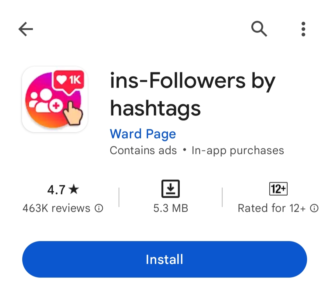 ins-Followers by hashtags