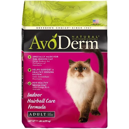 AvoDerm - Indoor Hairball Care - อาหารแมวชนิดเม็ด -  สูตรสำหรับแมวเลี้ยงในบ้าน - Petcomo ขายอาหารสุนัข แมว เกรดพรีเมี่ยม  Holistic : Inspired by LnwShop.com