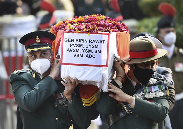 The last salute: Nation bids farewell to Chief of Defence Staff Bipin Rawat
