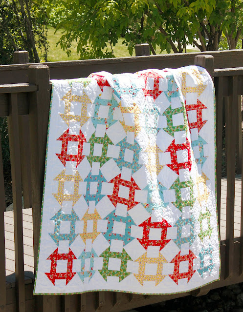 Free Churn Dash Quilt Pattern and Tutorial