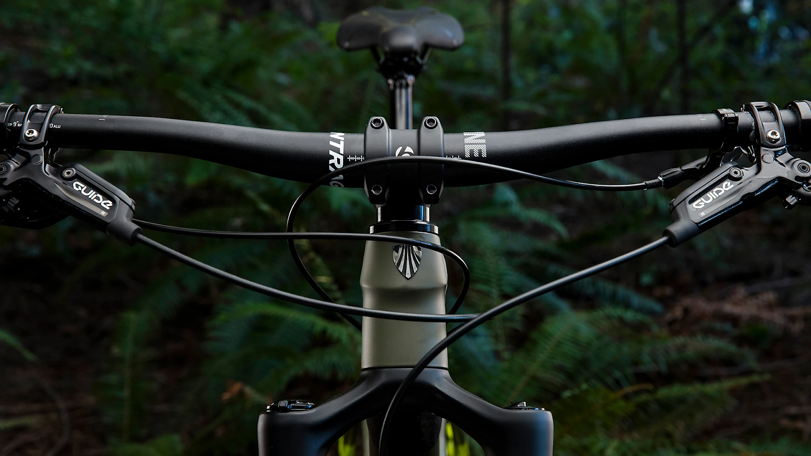 The most common style of mountain bike handlebars is flat handlebars.