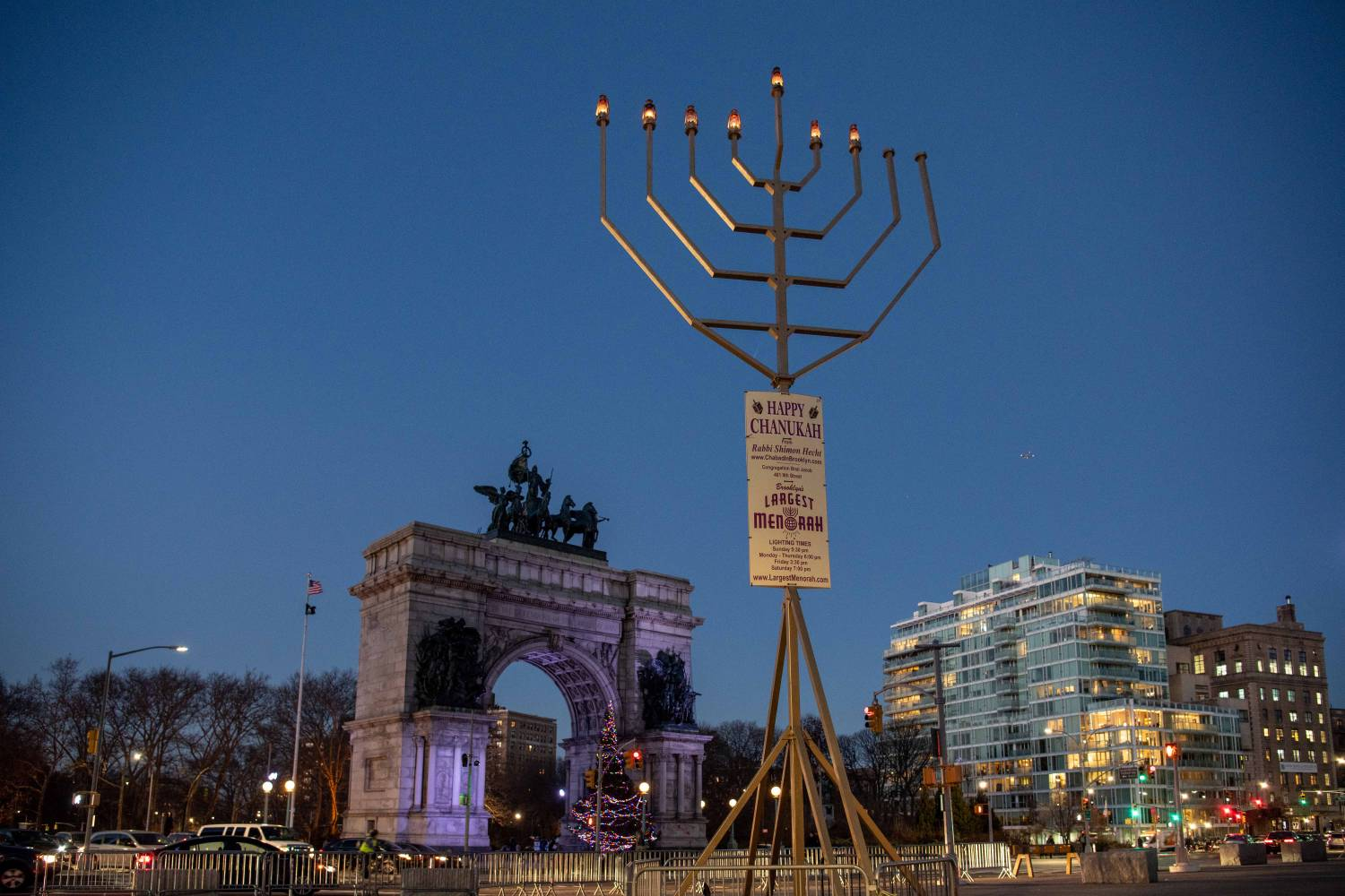Lighting of the World’s Largest Hanukkah Menorah