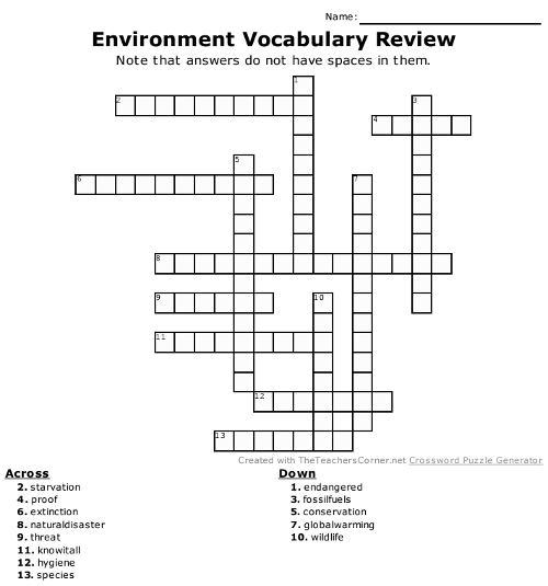 Crossword Puzzle 2