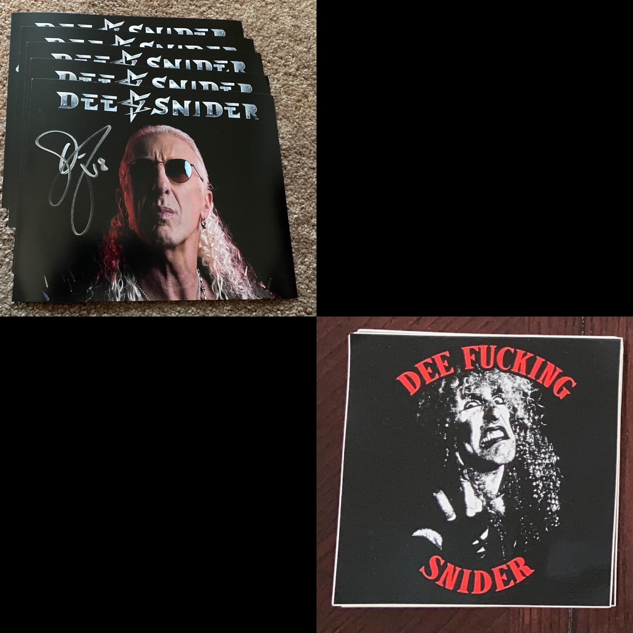 Signed photos/stickers