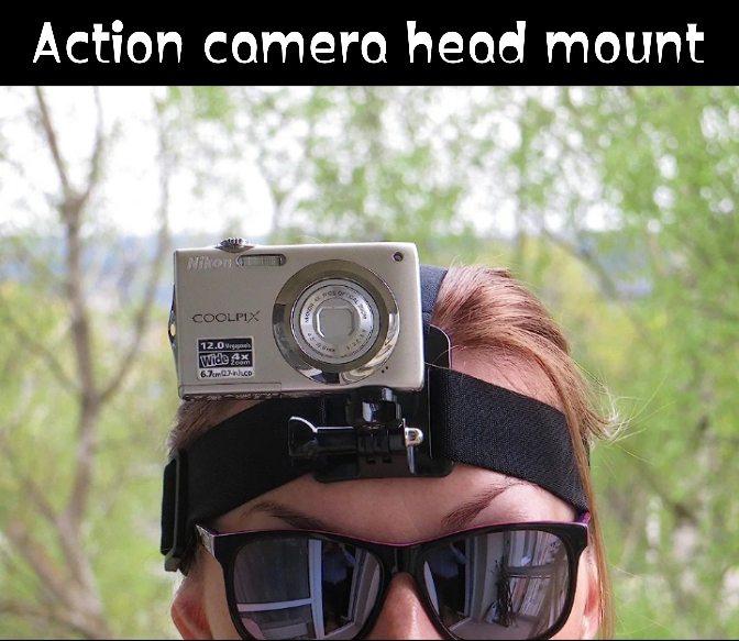 Action Camera Head Mount