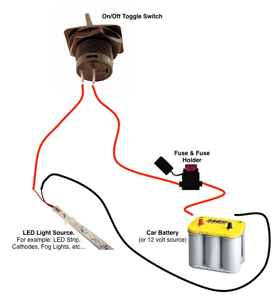 How To Wire A Toggle Switch With 2 Prongs