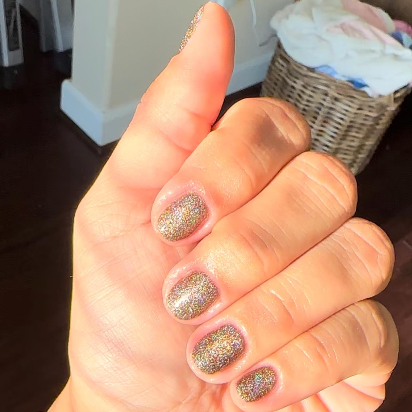 Modern Glitter Nails