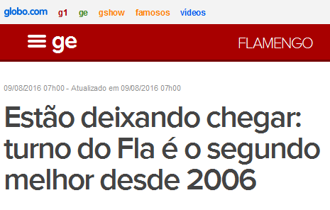 Deixou chegar da FlaPress é manipulação