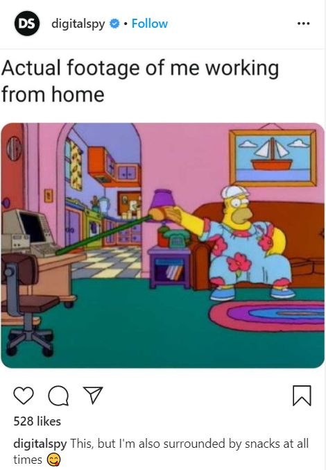 work from home meme