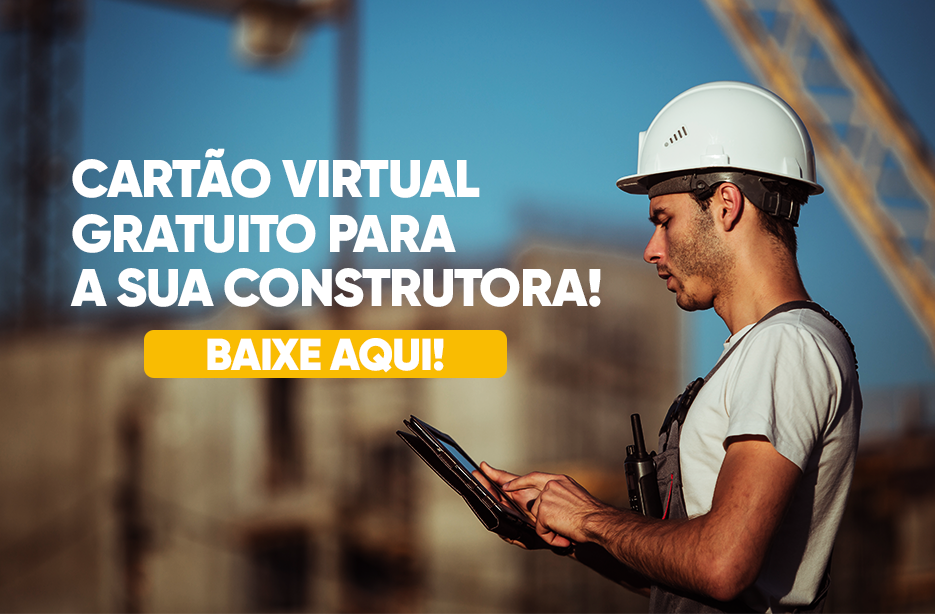 cartão virtual para as construtoras