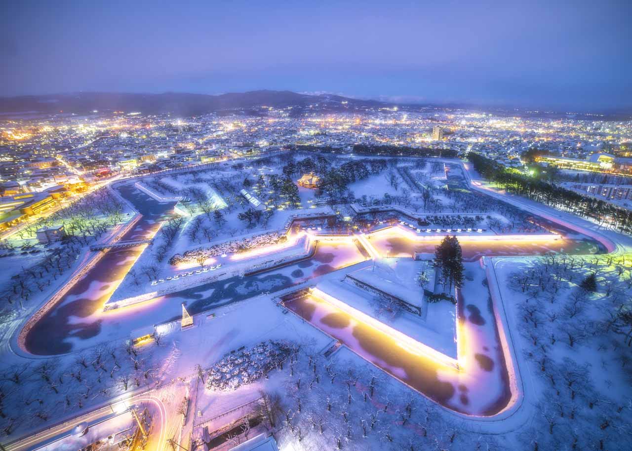 10.函館市「五稜郭」歴史に触れられる絶景スポット