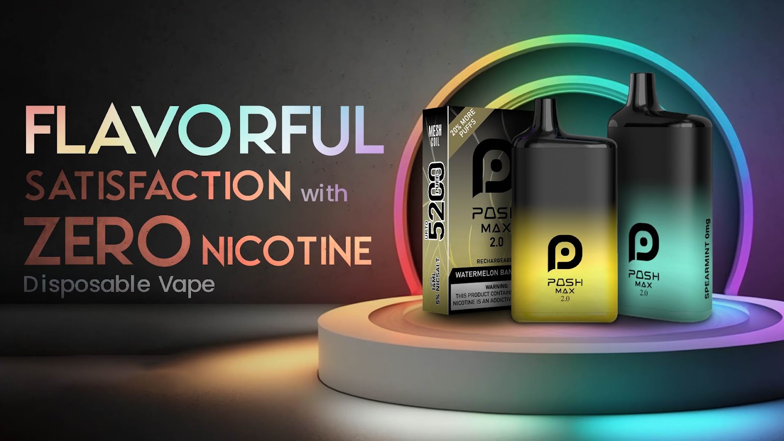 zero nicotine disposable vape