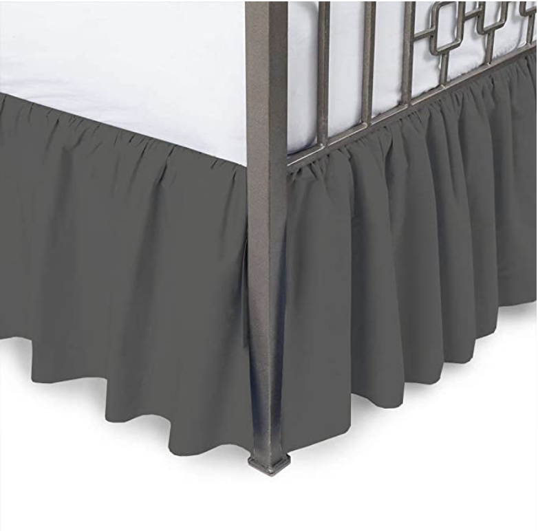 Canopy bed skirts are useful canopy bed accessories.