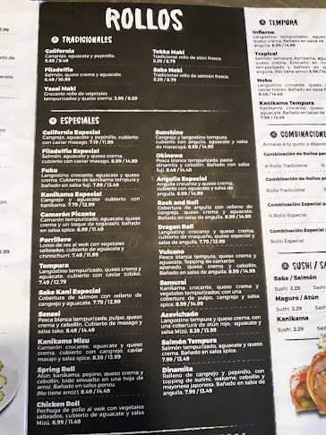 Horarios de Mizú Sushi Bar