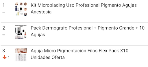 Ranking de agujas para microblading más vendidas en Argentina