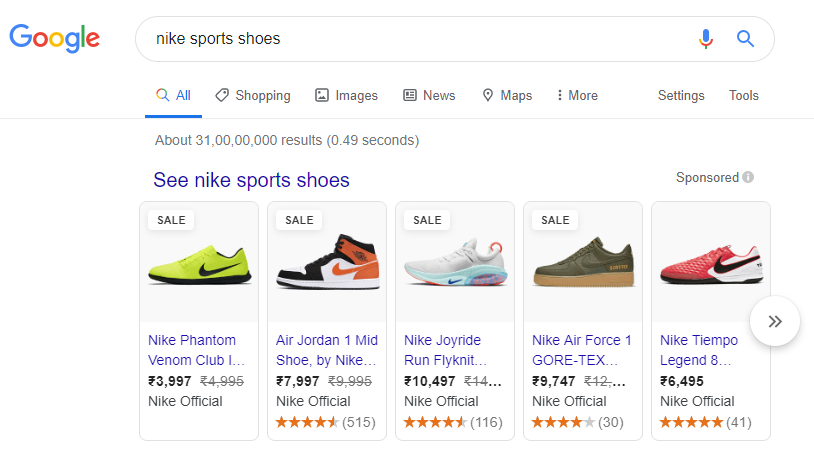 Product shopping ads Google