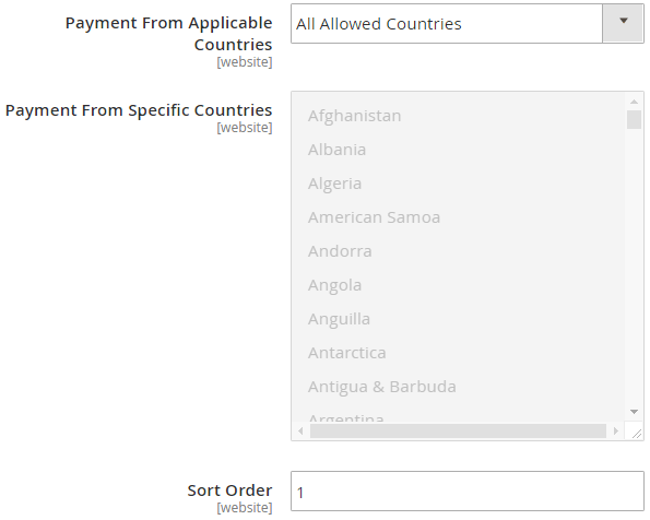 Magento 2 ShapeShift Applicable Countries.gif