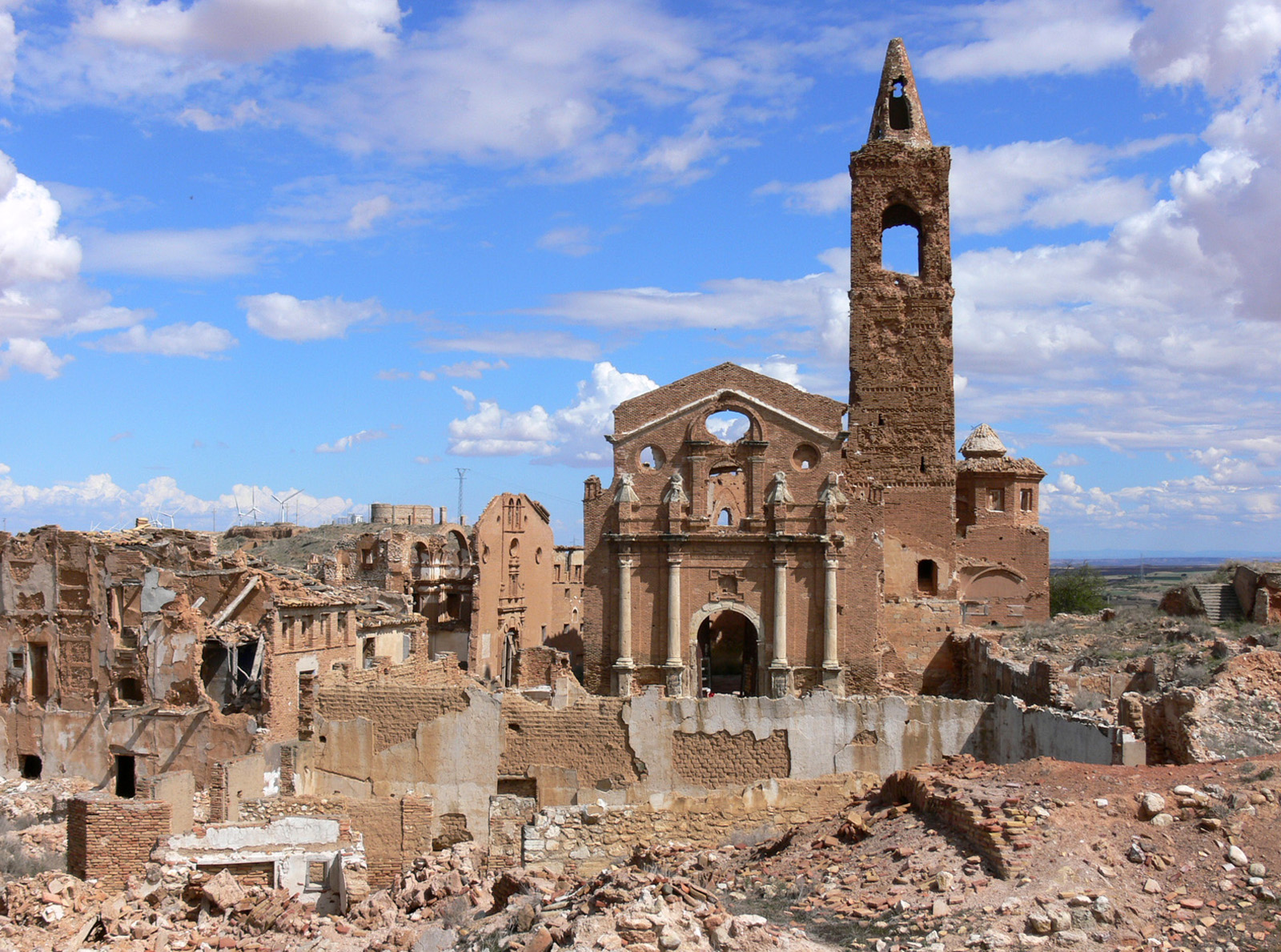 Belchite, el pueblo fantasma de Zaragoza