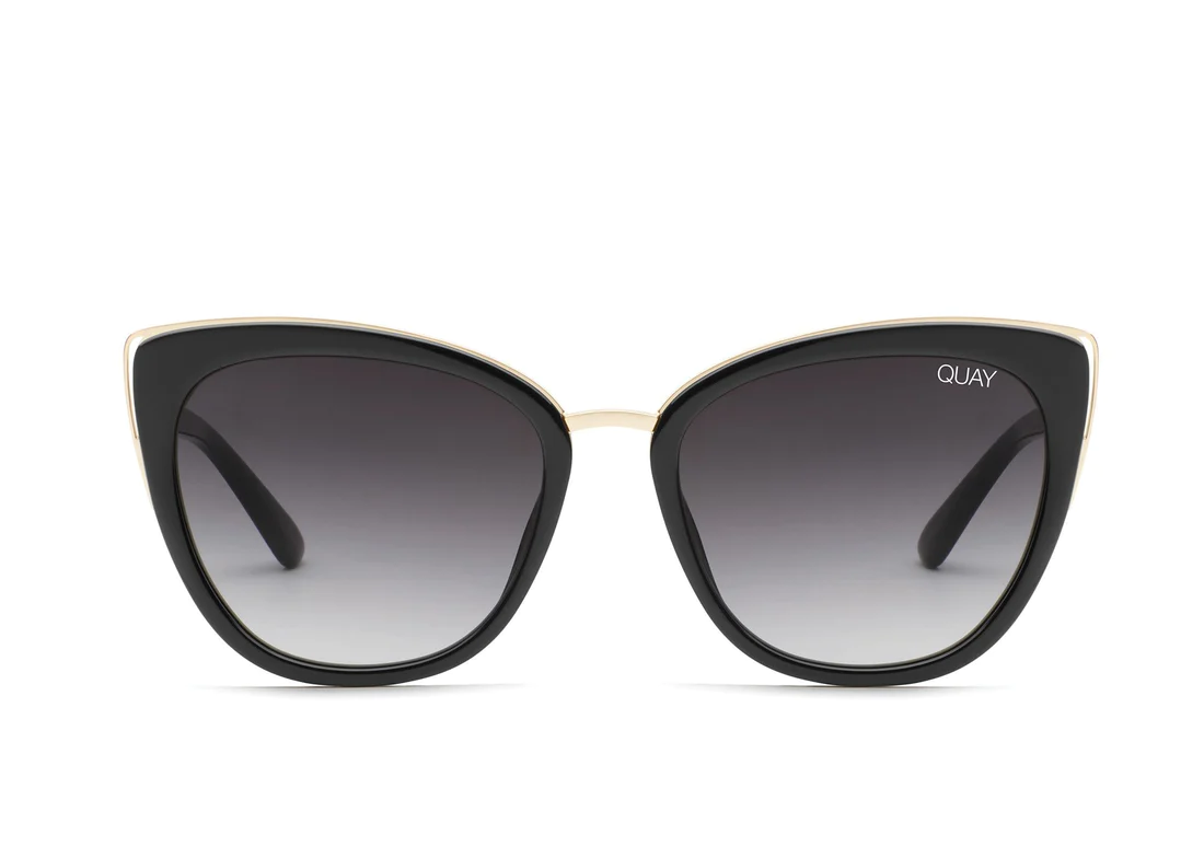 Quay Cateye mirrored brow bar sunglasses