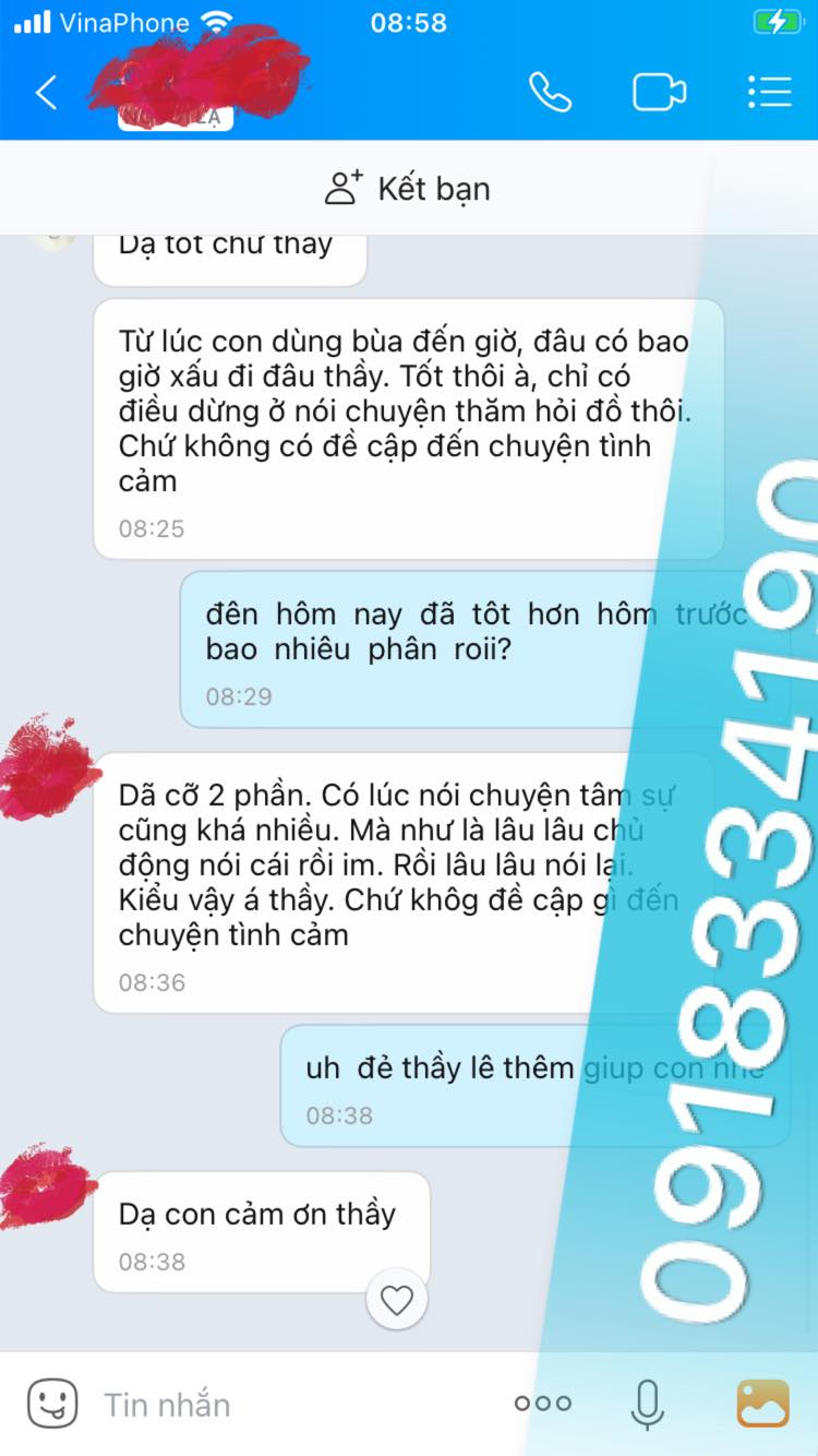  yêu từ thầy Pá vi sẽ khiến chàng quay về yêu thương và nghe lời vợ, dù trước đó tình cảm của hai người có xấu tới mức nào đi nữa. Đã kiểm nghiệm nhiều năm qua khi giúp đỡ nhiều người tìm lại hạnh phúc.