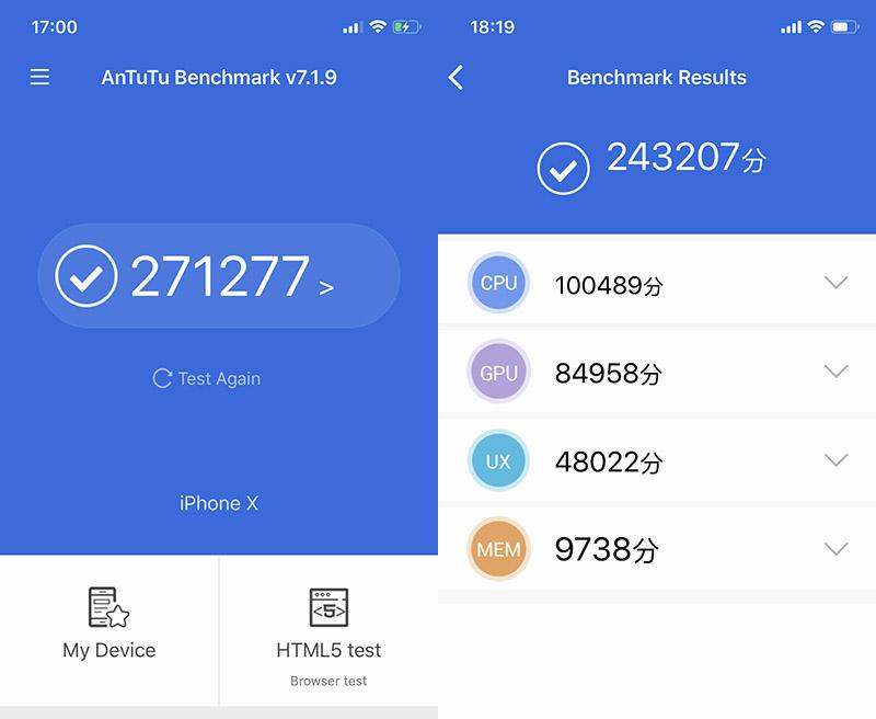Điểm Antutu Benchmark trên iPhone X 256GB
