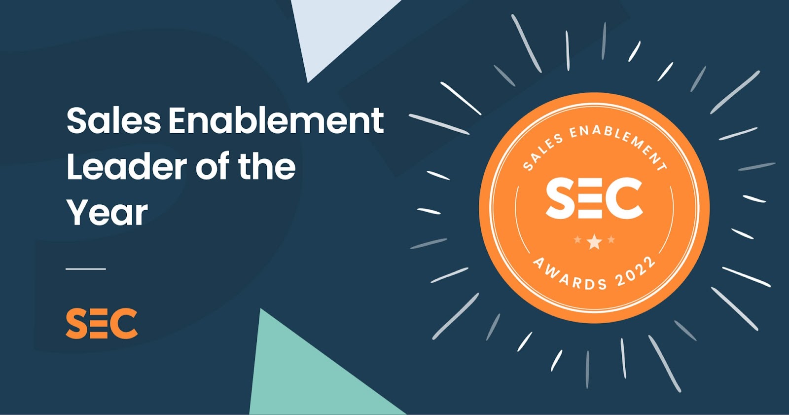 SEC Sales Enablement Leader of the Year graphic