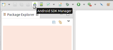 android sdk manager icon Eclipse