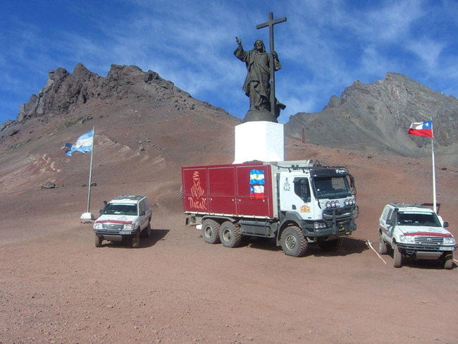 13) Argentina and Chile - This statue of Jesus Christ located high in the Andes mountains signals peace between the two South American nations.