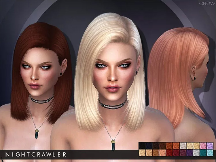Nightcrawler Hair Sims4 mod