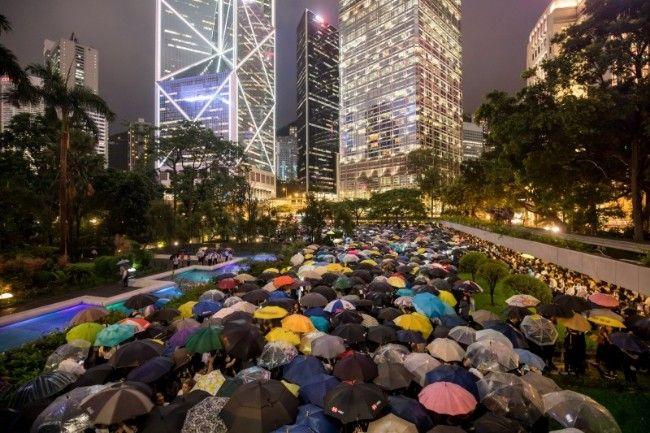 港人8·5“大三罢” 8区集会与不合作运动同时登场