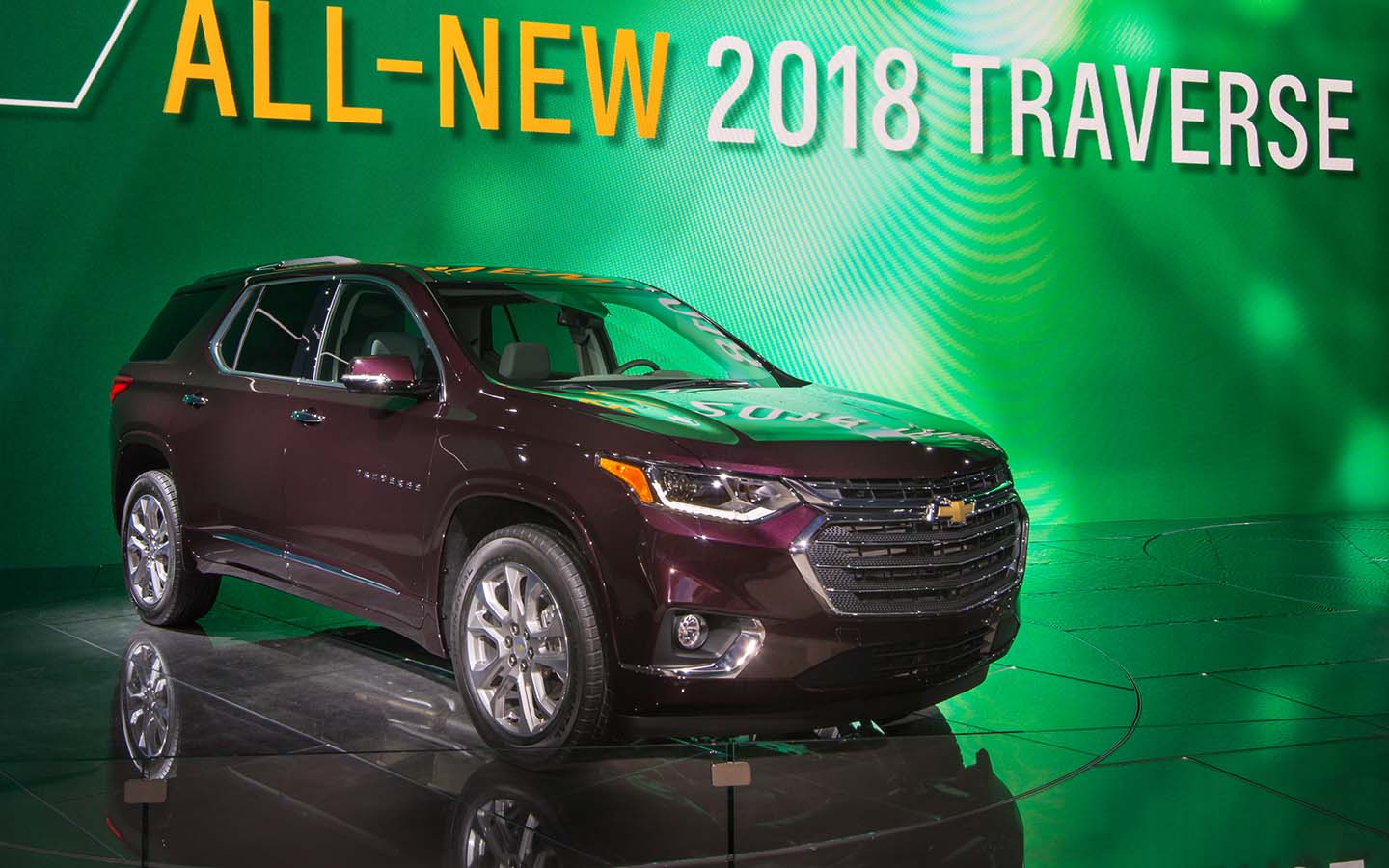 Chevy Traverse 2028 model on display