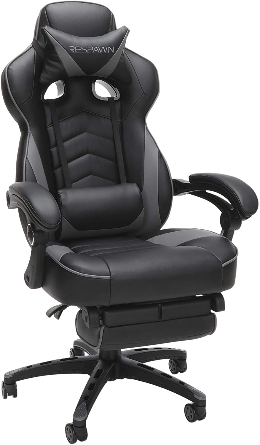 Gaming chair with a footrest