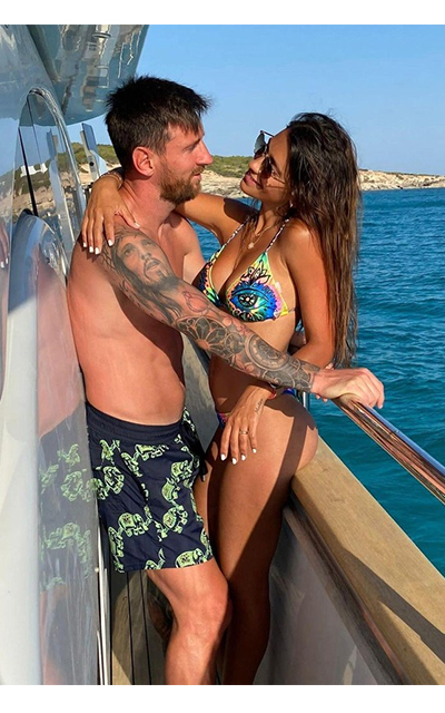 Photos and birthday wishes to his wife were recently posted by Messi