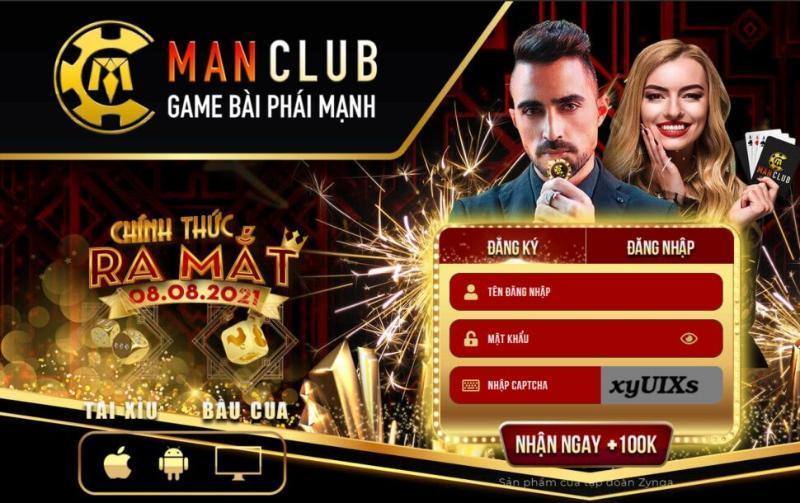 Man Club – Game bài đổi thưởng đẳng cấp quý ông