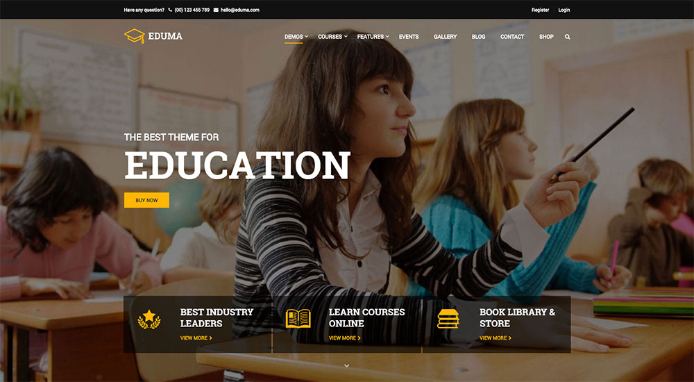 Tema WordPress Eduma