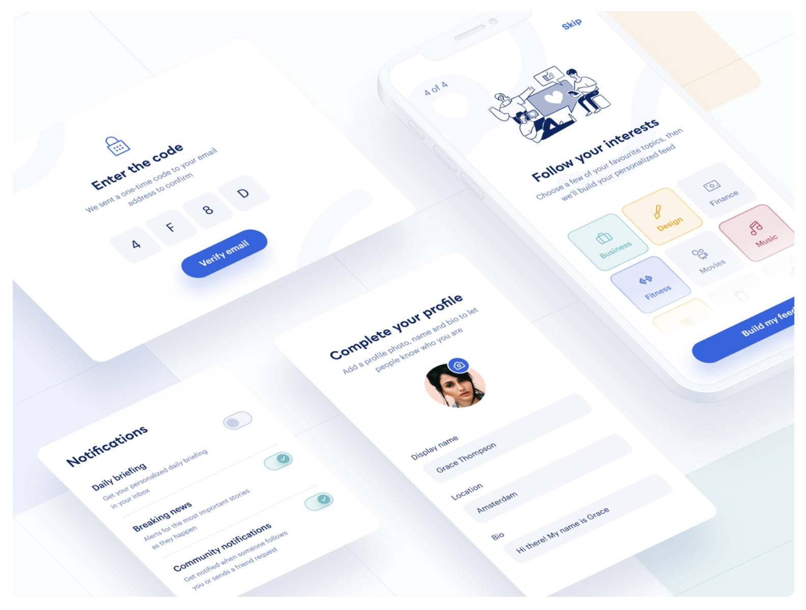 UX Projects: Mobile App Signup Flow
