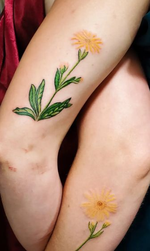  Daisy Friendship Tattoo