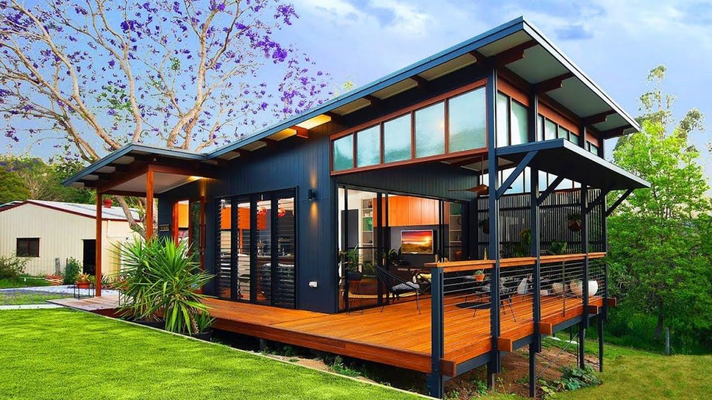 xây dựng nhà lắp ghép bằng khung thép 