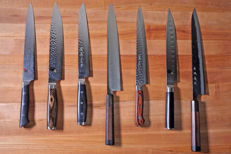 Japanese slicing knives: source