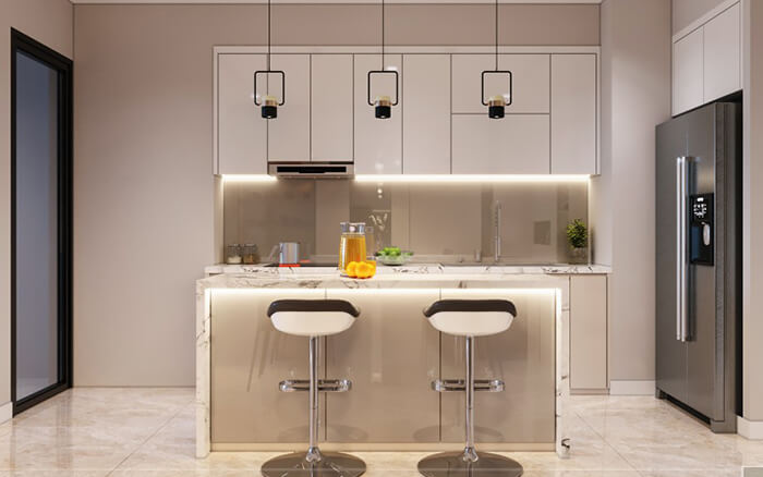 Những lưu ý khi thiết kế quầy bar mini cho không gian phòng bếp
