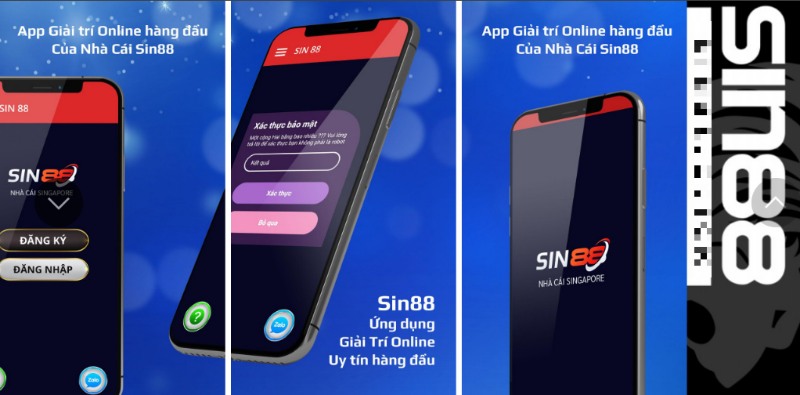 Đăng nhập Sin88 trên app