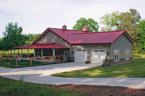 Small metal building home