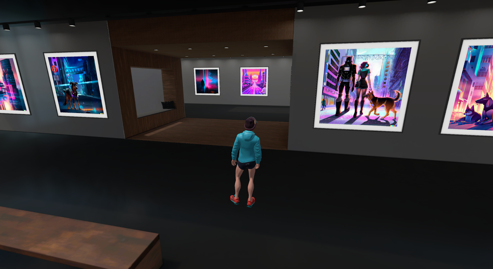 galerie d'art 3D spatial.io