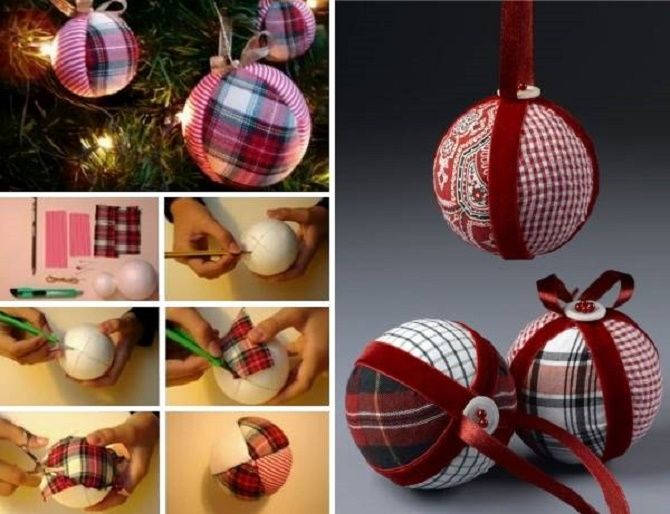 Beautiful and unusual decor of Christmas balls - the best ideas with photo 18