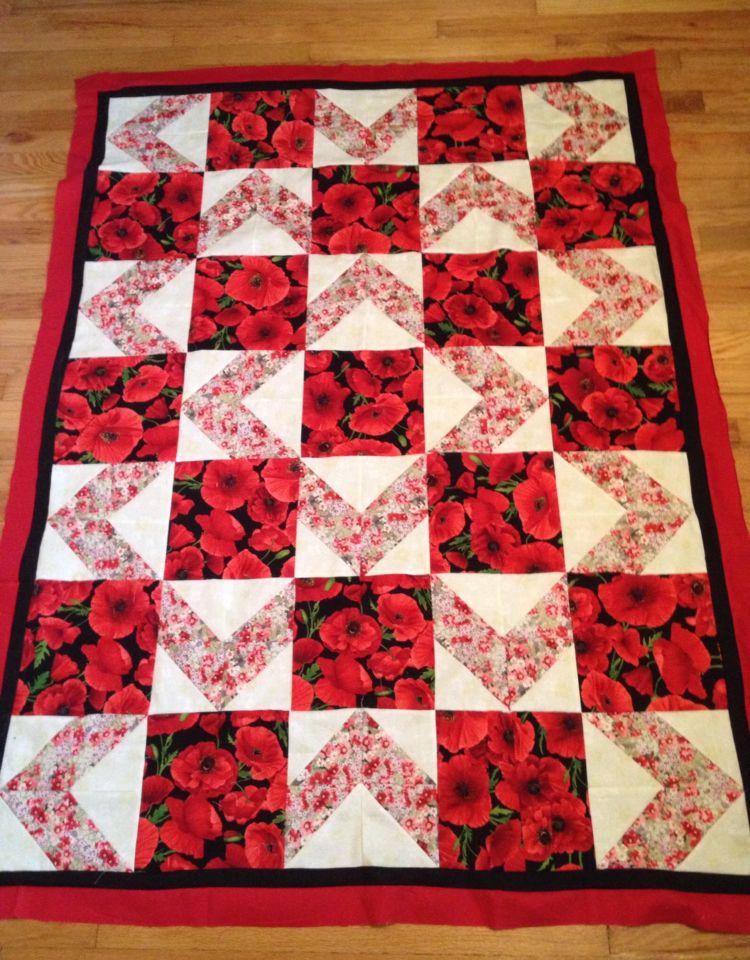red walk about quilt patterns