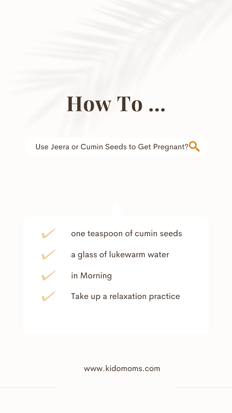 How to Use Jeera or Cumin Seeds to Get Pregnant?