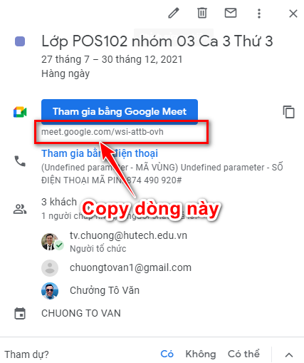Hướng dẫn tạo lịch học online trên Google Calendar 108