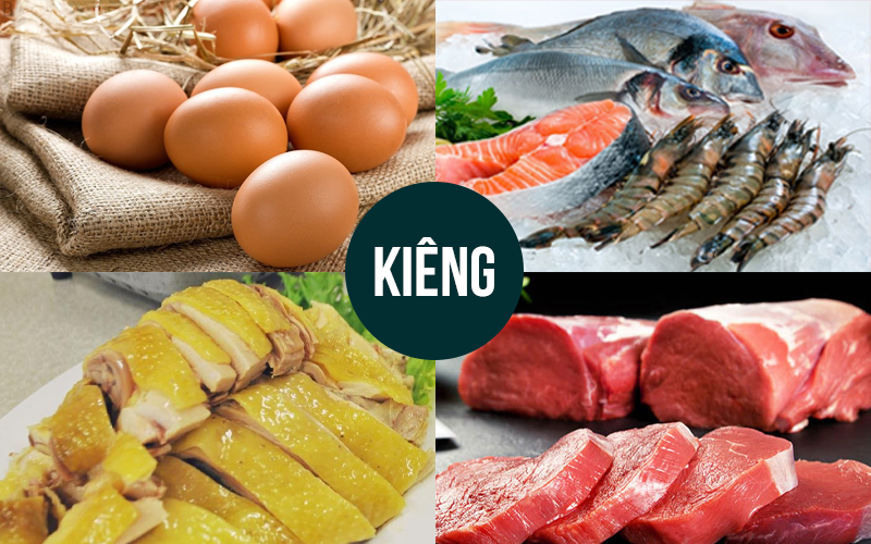 Căng da mặt kiêng ăn gì