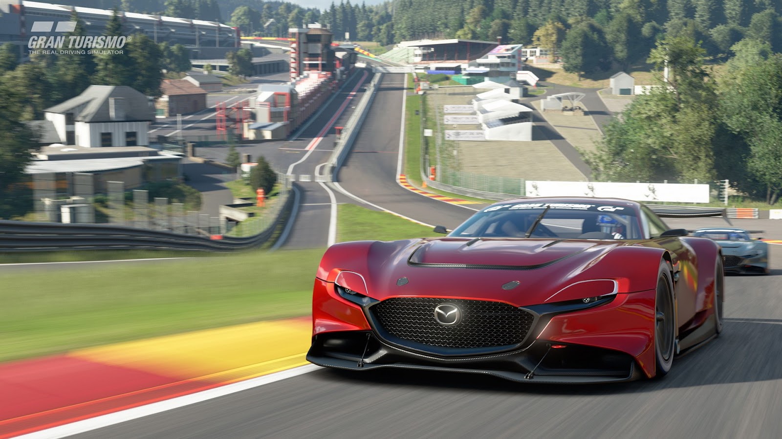 Screenshot from a race in Gran Turismo 7